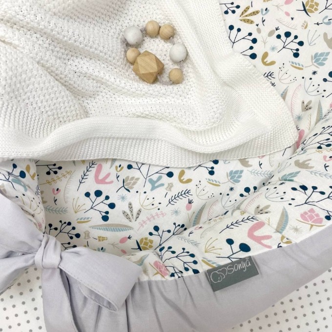 Protectie somn – Baby Nest Mix de flori